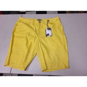 Crest Jeans Yellow Mens Shorts Size 29x24 Denim Casual Summer Fashion